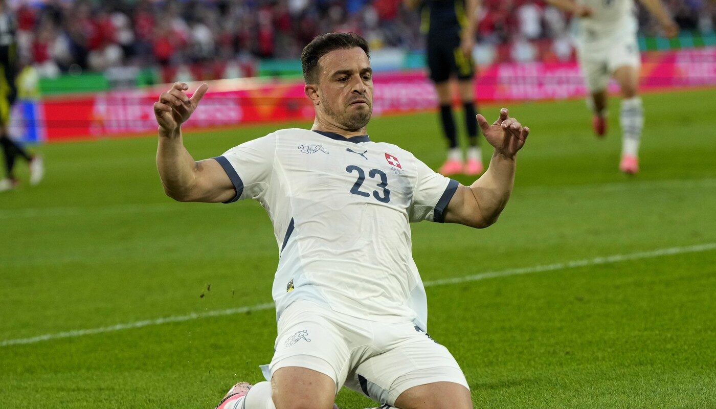 Gol de senzație marcat de Xherdan Shaqiri în meciul Scoția - Elveția de la EURO 2024!