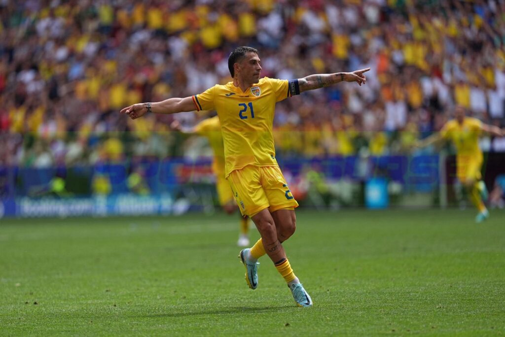 Nicolae Stanciu a marcat un gol fabulos în meciul România - Ucraina de la EURO 2024